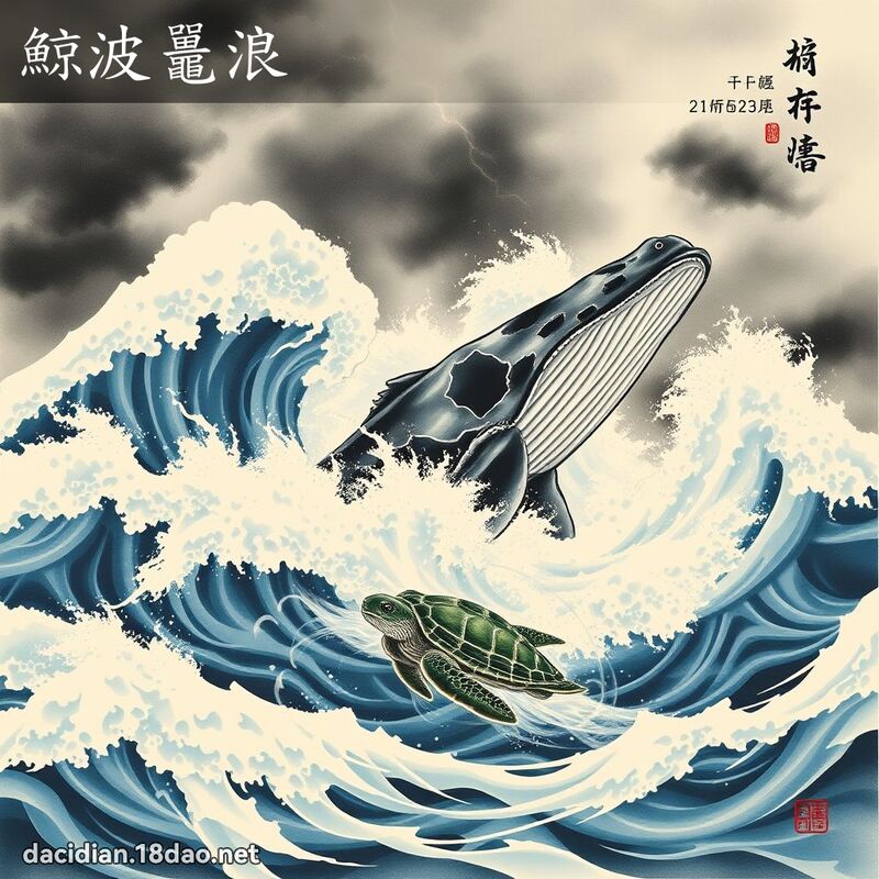 鯨波鼉浪 配图