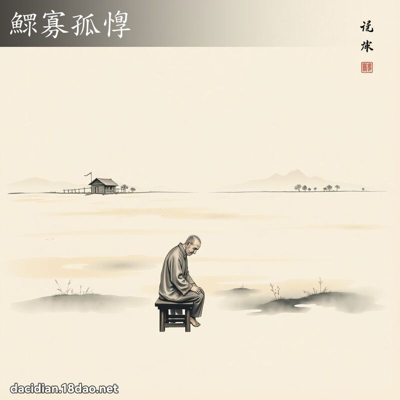 鰥寡孤惸 配图
