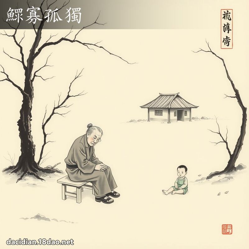 鰥寡孤独 配图