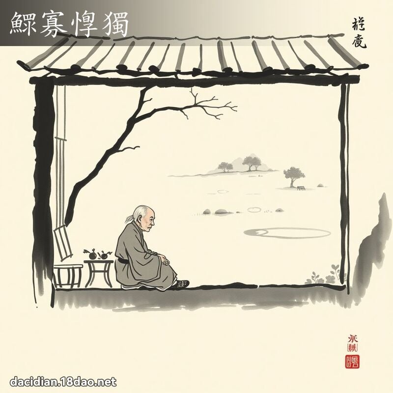 鰥寡惸独 配图