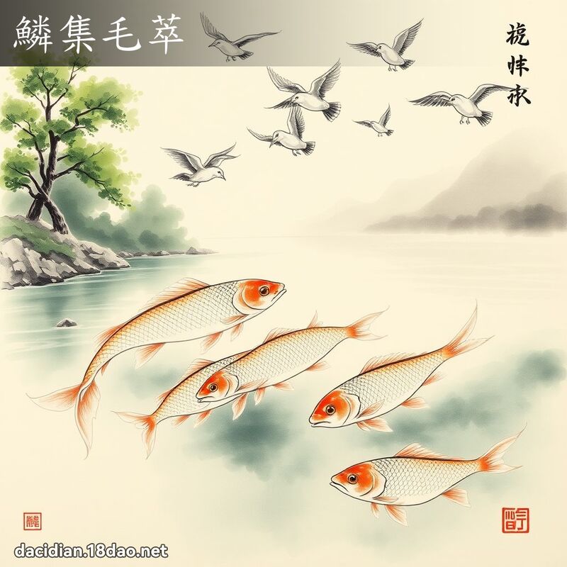 鳞集毛萃 配图