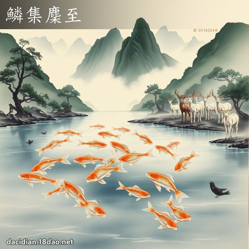 鳞集麇至 配图
