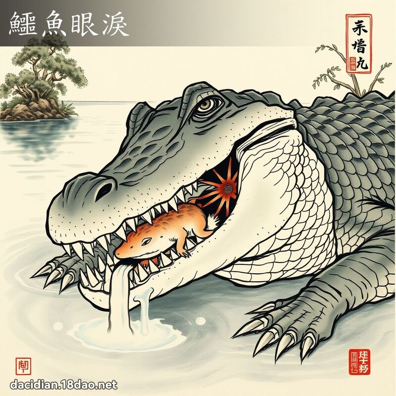 鱷鱼眼泪 配图