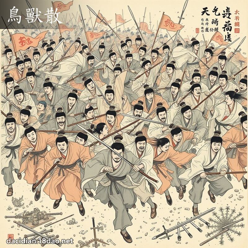 鸟兽散 配图