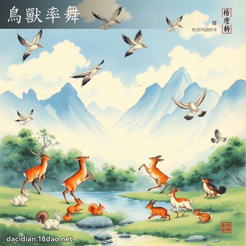 鸟兽率舞 配图