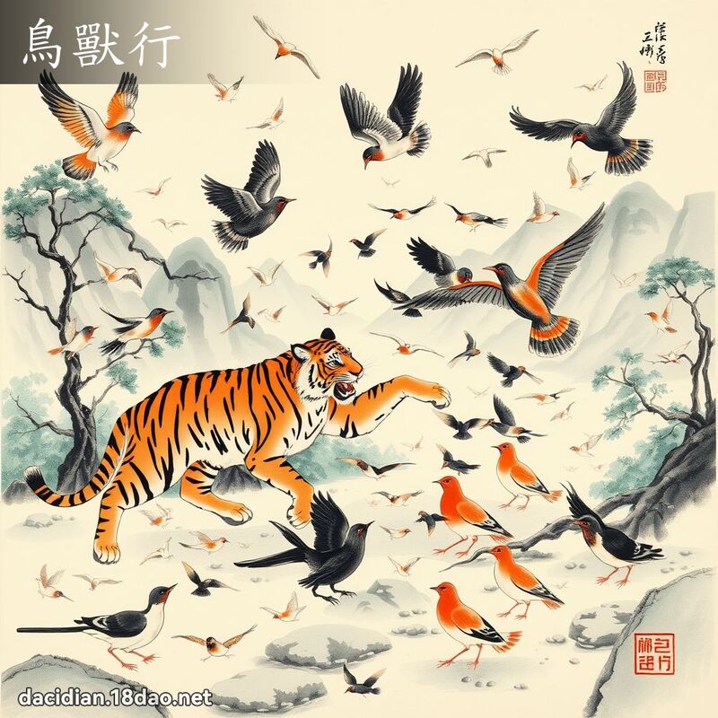 鸟兽行 配图