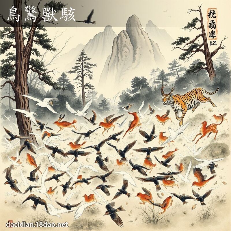 鸟惊兽骇 配图