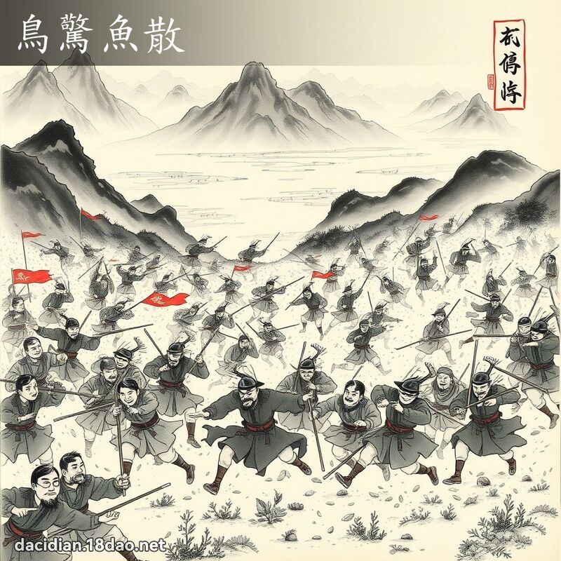 鸟惊鱼散 配图