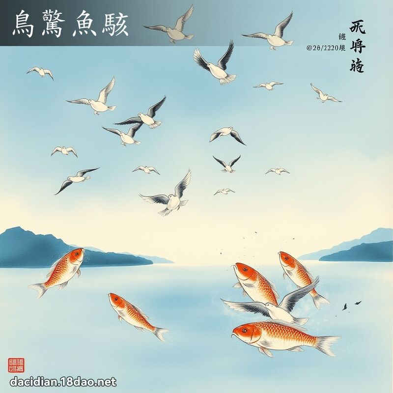 鸟惊鱼骇 配图