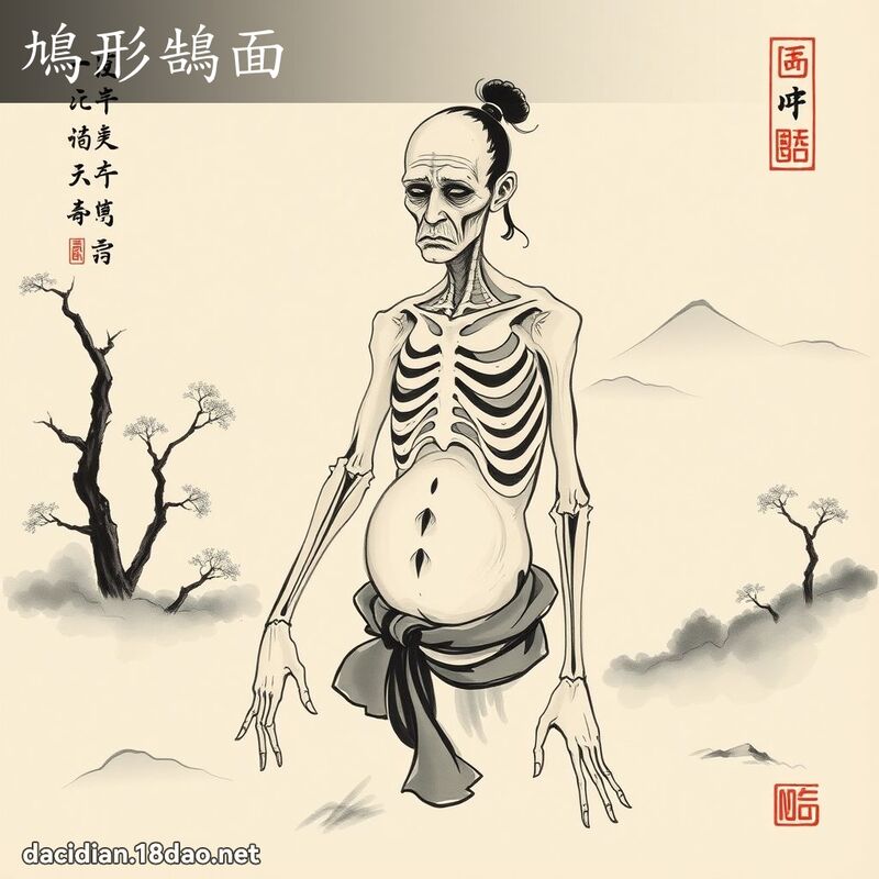 鳩形鵠面 配图