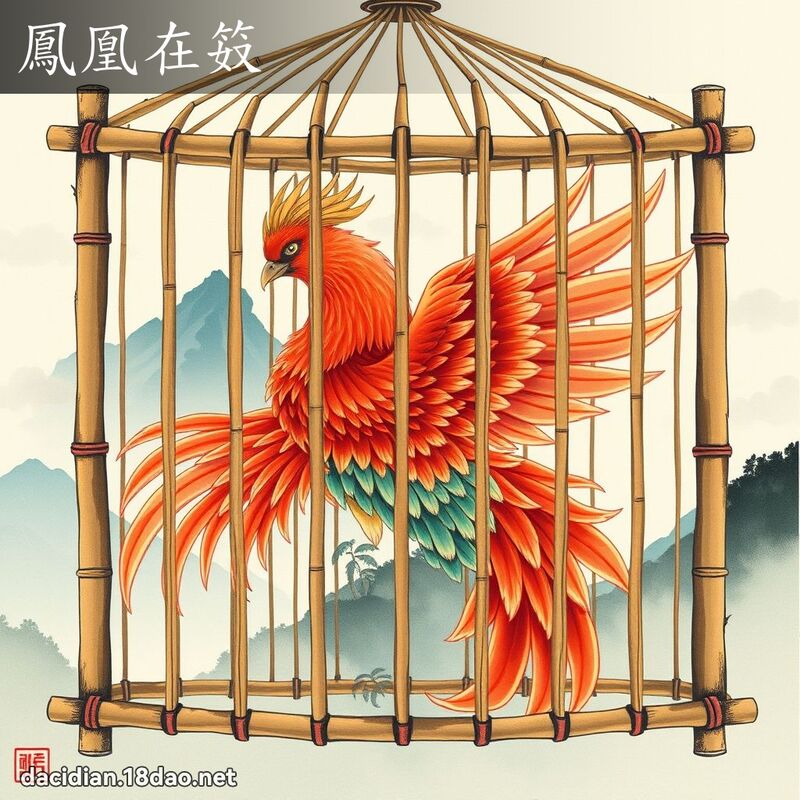鳳凰在笯 配图