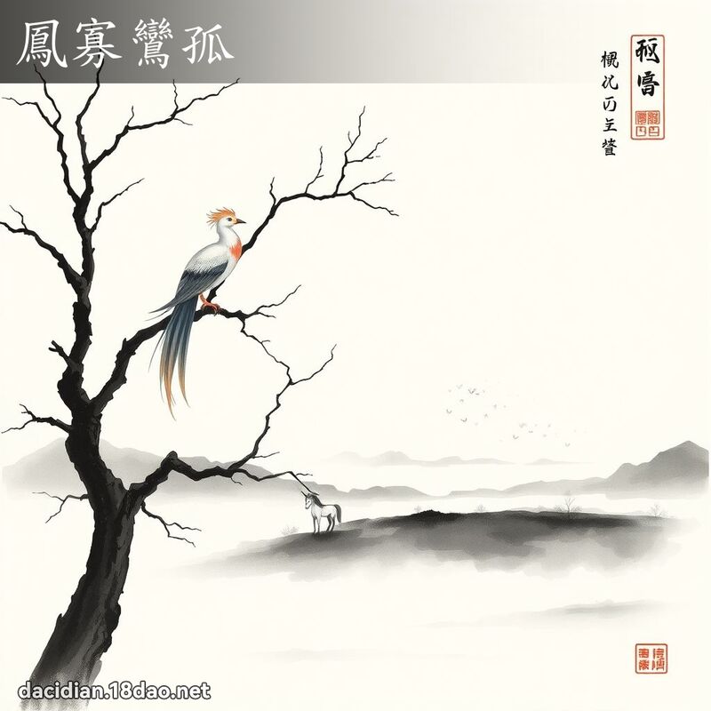 鳳寡鸞孤 配图