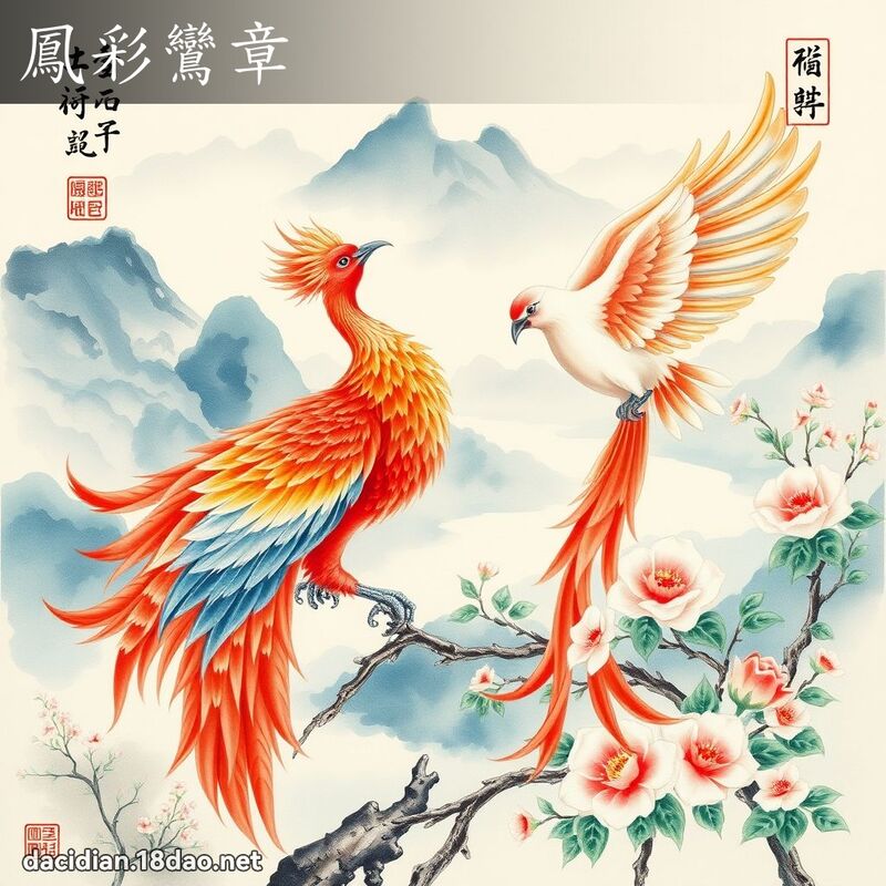 鳳彩鸞章 配图