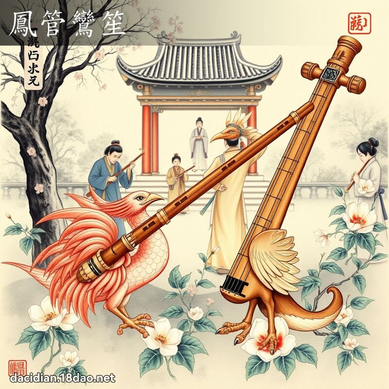 鳳管鸞笙 配图
