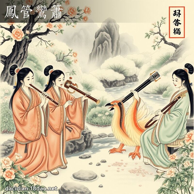 鳳管鸞簫 配图