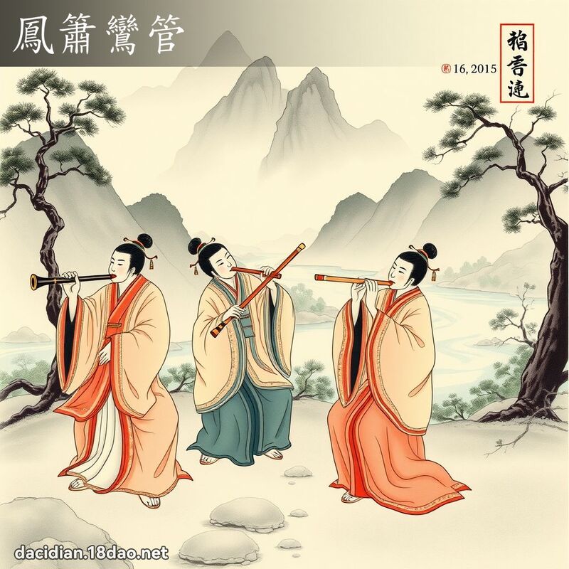 鳳簫鸞管 配图