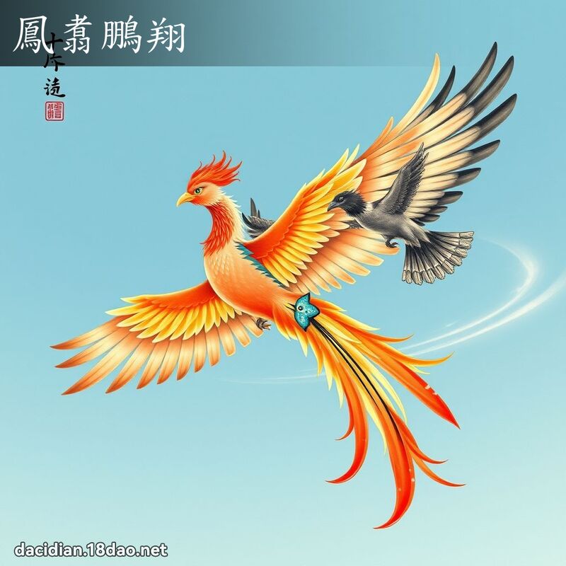 鳳翥鵬翔 配图