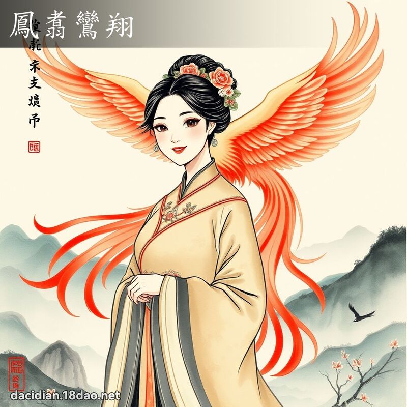 鳳翥鸞翔 配图
