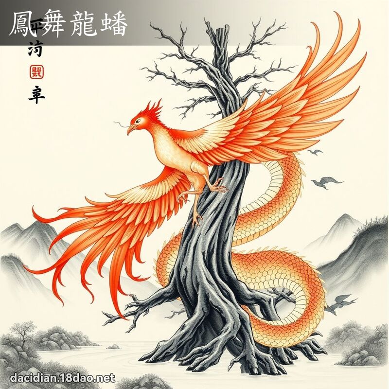 鳳舞龍蟠 配图
