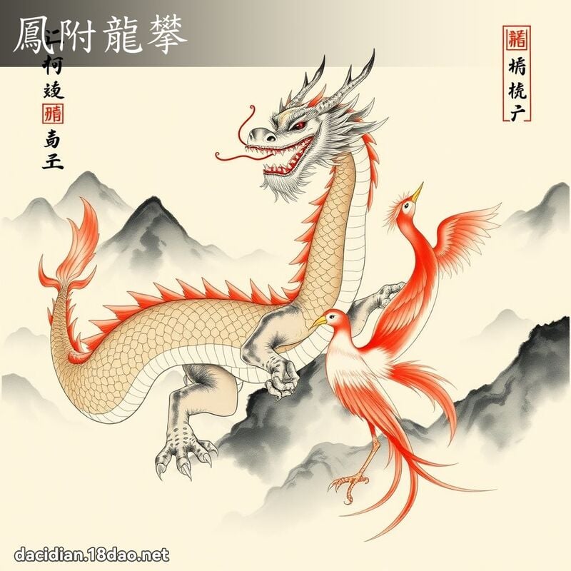 鳳附龍攀 配图