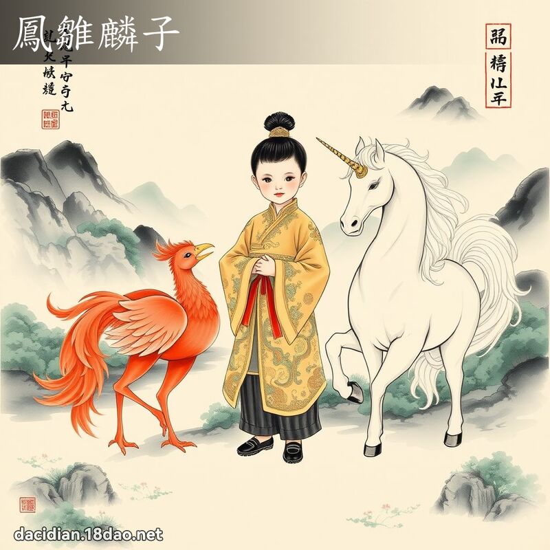 鳳雛麟子 配图