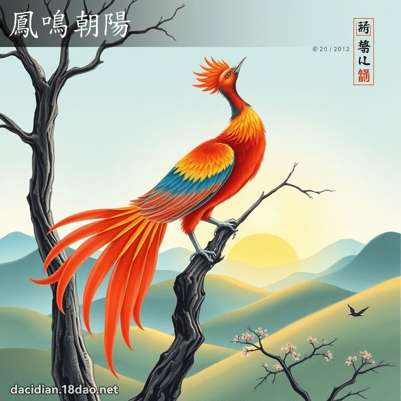 鳳鳴朝陽 配图