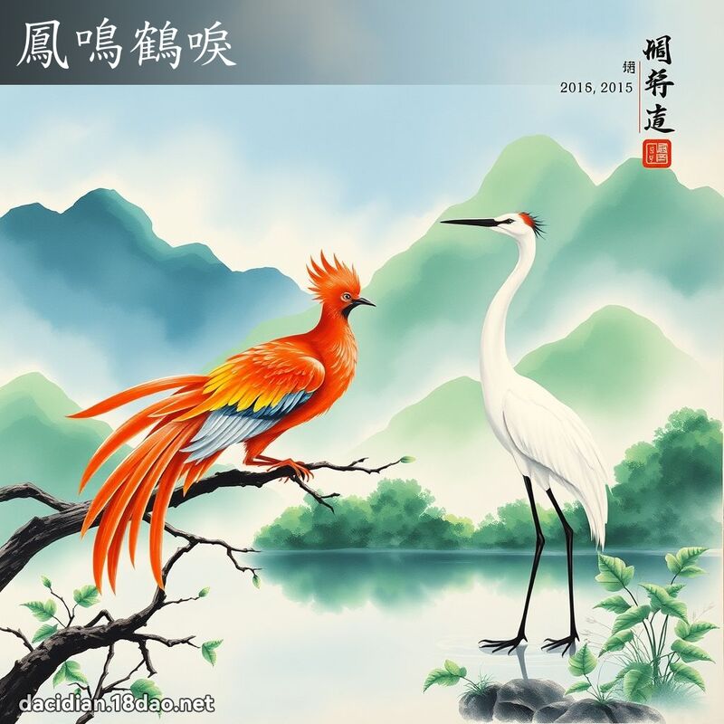 鳳鳴鶴唳 配图