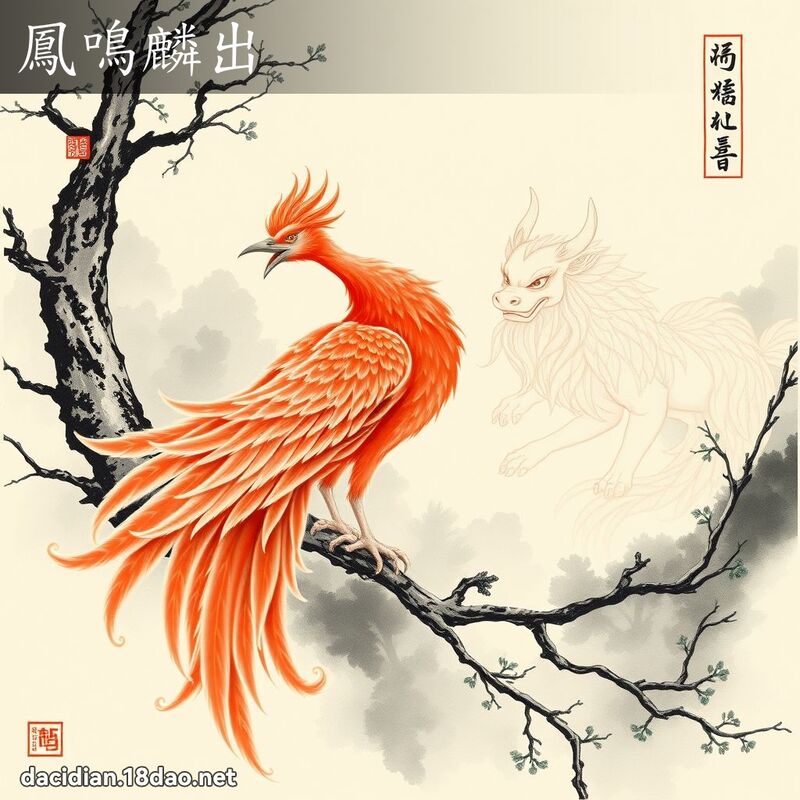 鳳鳴麟出 配图