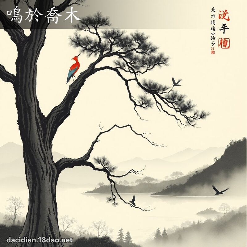 鳴於喬木 配图