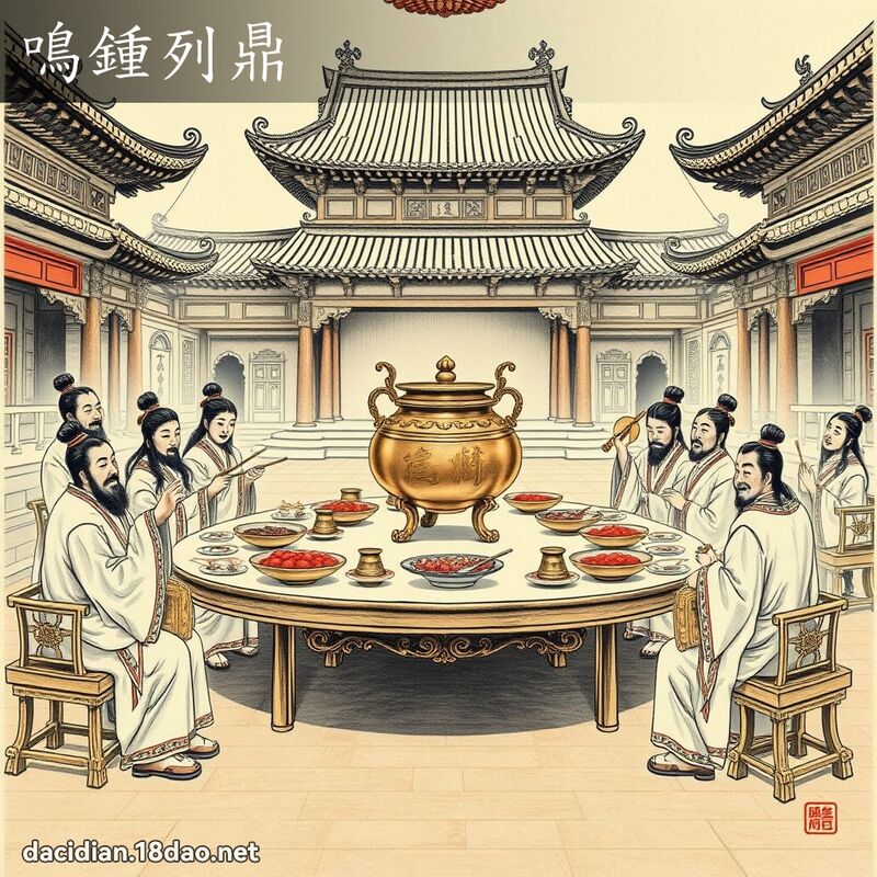 鳴鍾列鼎 配图