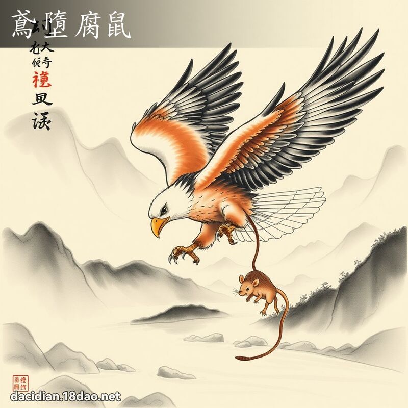 鳶墮腐鼠 配图