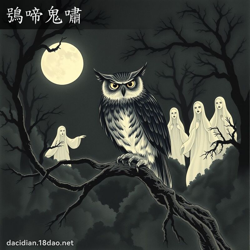 鴞啼鬼啸 配图