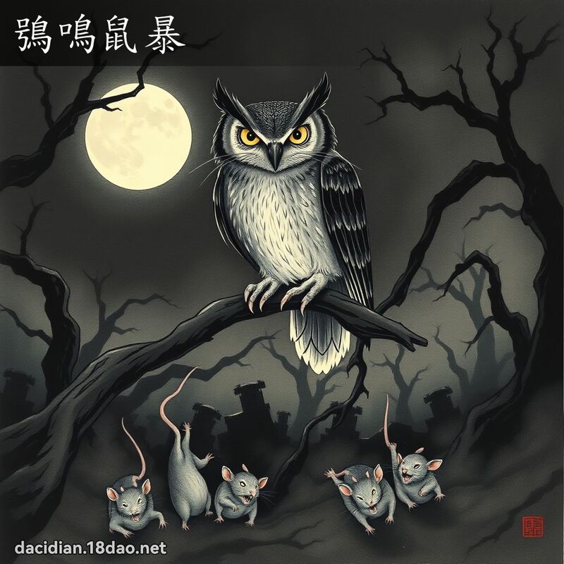 鴞鸣鼠暴 配图