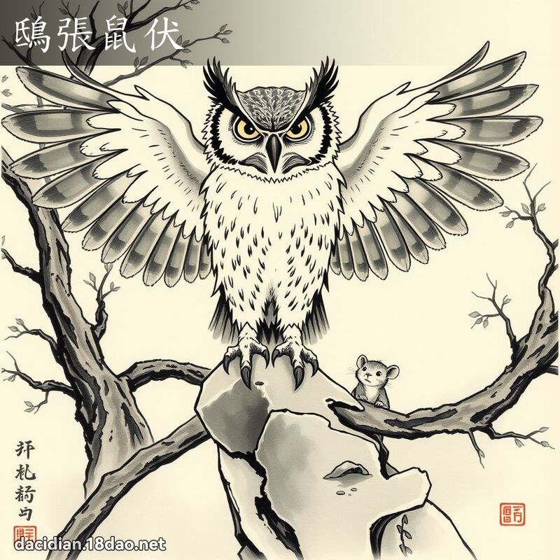 鴟张鼠伏 配图
