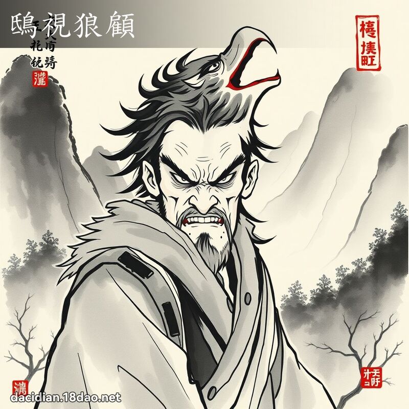 鴟视狼顾 配图