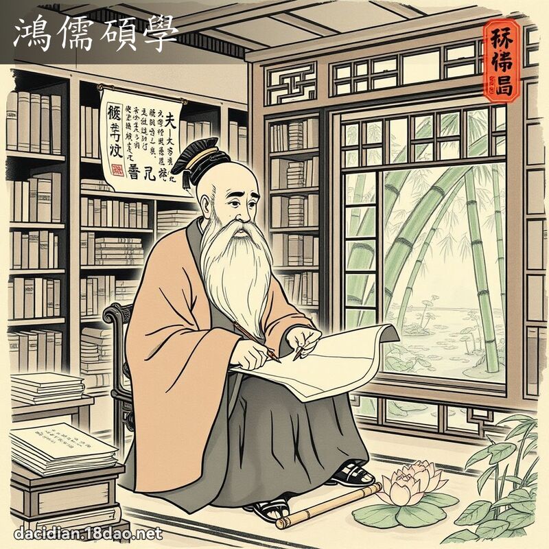鸿儒硕学 配图