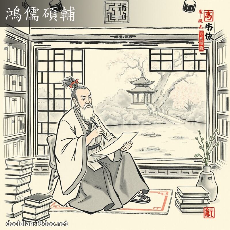 鸿儒硕辅 配图