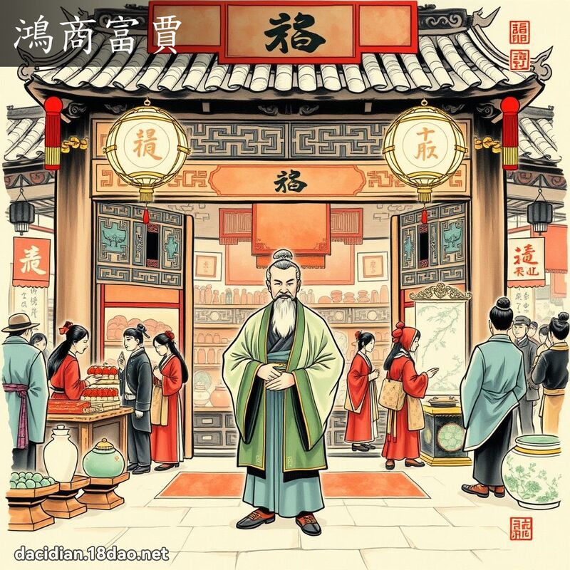 鸿商富贾 配图