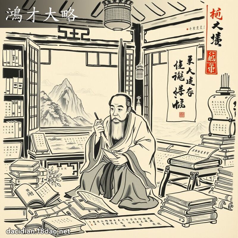 鸿才大略 配图