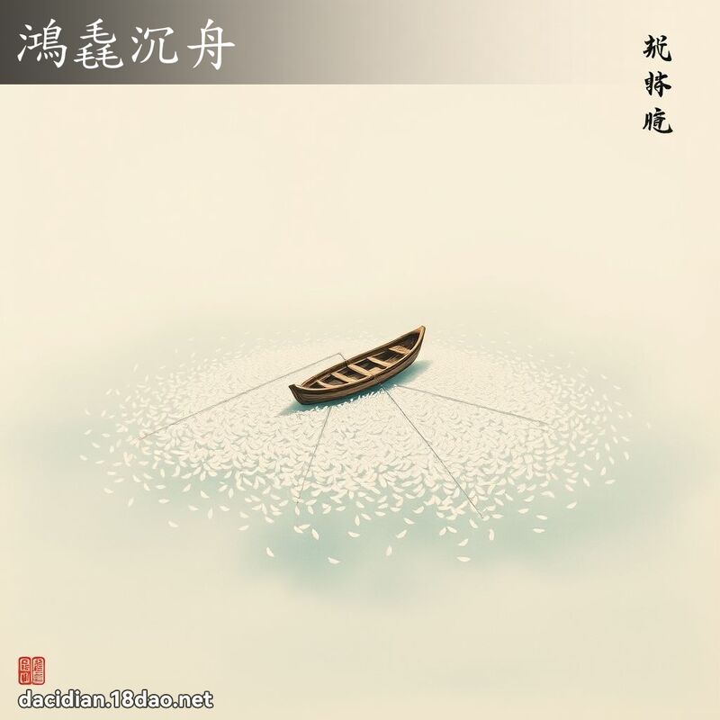 鸿毳沉舟 配图