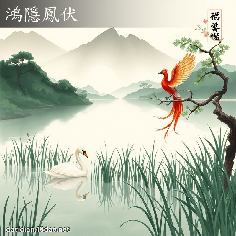 鸿隱凤伏 配图