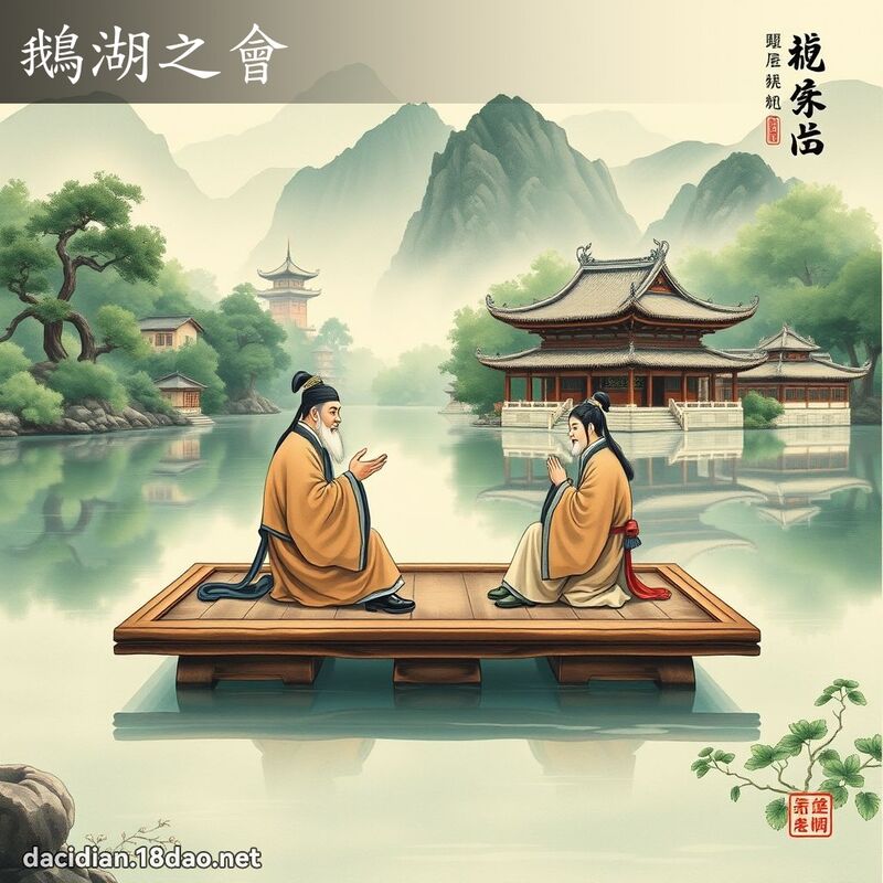 鹅湖之会 配图