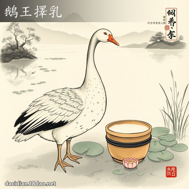 鹅王择乳 配图