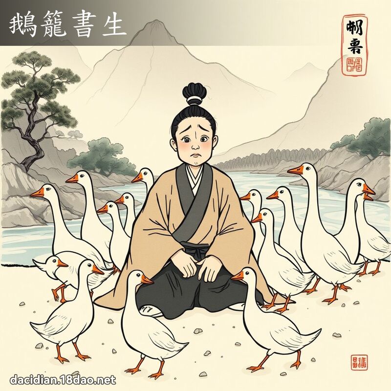 鹅笼书生 配图