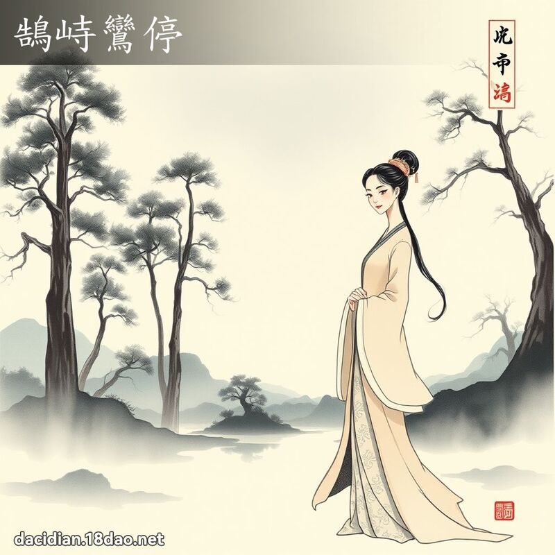 鵠峙鸾停 配图