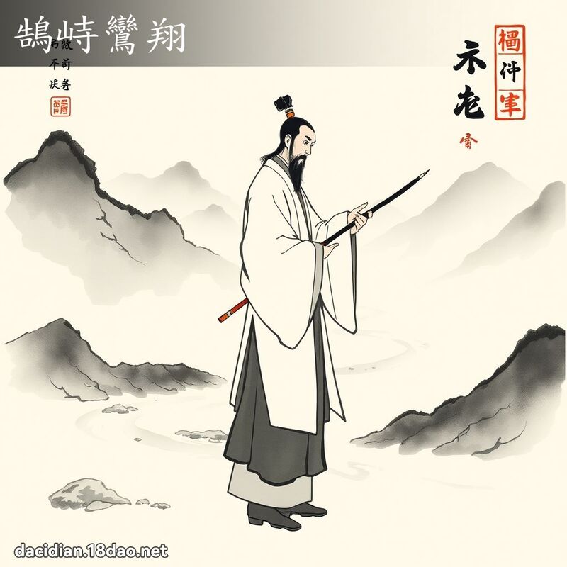 鵠峙鸾翔 配图