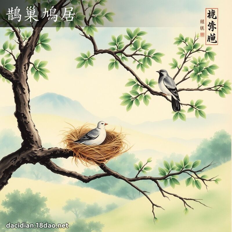 鹊巢鳩居 配图