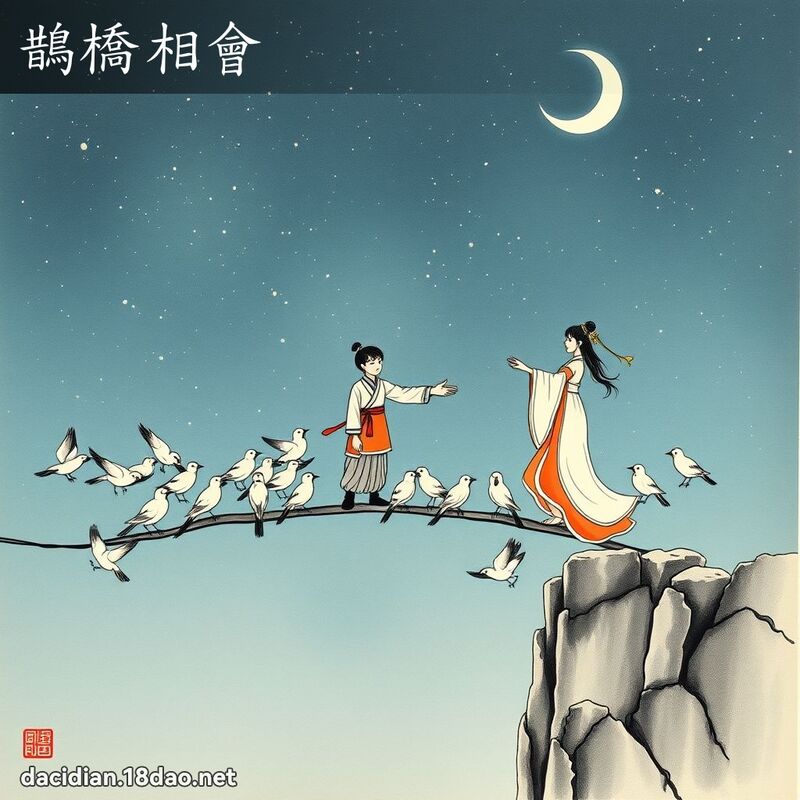 鹊桥相会 配图