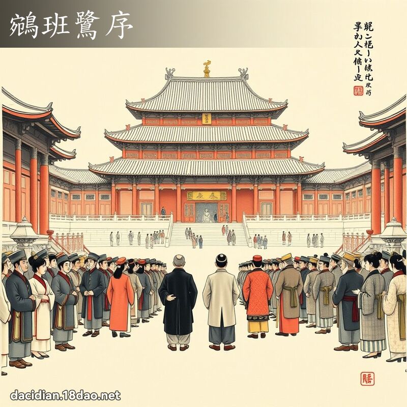 鵷班鷺序 配图