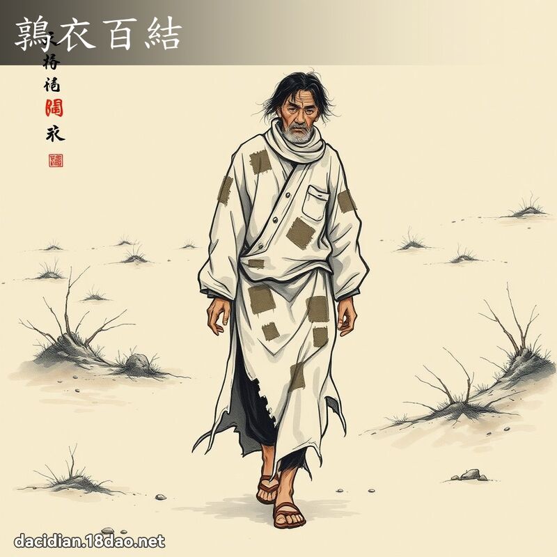 鶉衣百结 配图